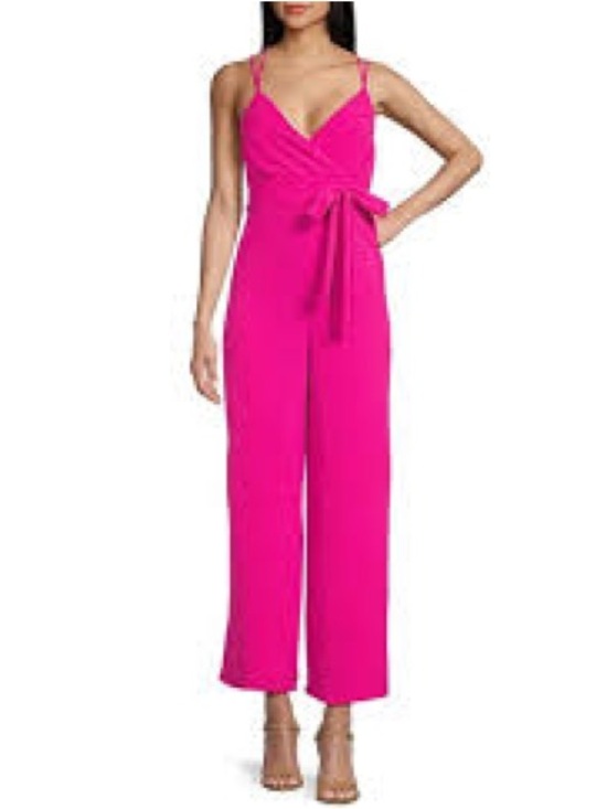 Pants - Evolutionary Hot Pink Wide Leg Jumpsuit – XL – NWT